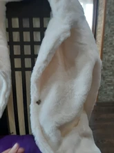 Bella philosion-abrigo de piel sintética abrigado para mujer, chaqueta informal lisa con cuello vuelto, para invierno, 2020