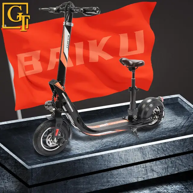 US $380.17 Baiku Passion Electric Scooter Samokat Adult 36V 400W Strong powerful IP56 waterproof Ultralight Fo