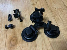 Car Suction Cup Glass Holder Triangle angle 1/4 tripod Adapter Mount for Gopro 9 8 7