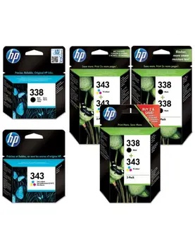 

Original ink cartridge HP 343 Tricolour for HP DeskJet, HP OfficeJet, HP PSC, HP Faxing