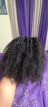 Cola de Caballo Afro rizada, cabello humano Remy Maxine 4B 4C, extensiones de coleta con cordón, extensiones de cabello humano