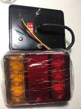 Tail-Light Trailer-Truck Rear-Parts Lamps-Pair Car Led Waterproof 12V 8 for IP65 2pcs