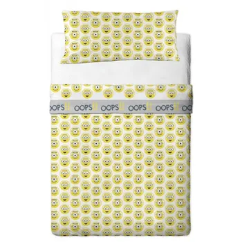 

EYE MINIONS FLANNEL sheet Set 105 cms. 3 PCS Original License (includes Fitted)