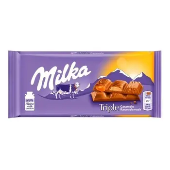 

Milka Threefold Caramel Flavor tablet 90 gr