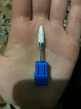 Broca de clavo de cerámica para manicura, taladro eléctrico giratorio, brocas de cortaúñas de carburo de tungsteno, cortador de fresado de manicura