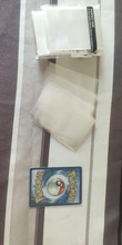 Unids/paquete de fundas para tarjetas de 64x89mm, tamaño perfecto, funda transparente para tarjetas, funda protectora para tarjetas Magic Pokemon Yugioh, funda de cartón interior, 100 unidades