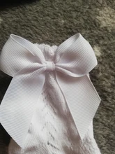 Calcetines tobilleros con lazo para bebé recién nacido, de algodón, calados, con volantes, para verano, 0 a 5 años