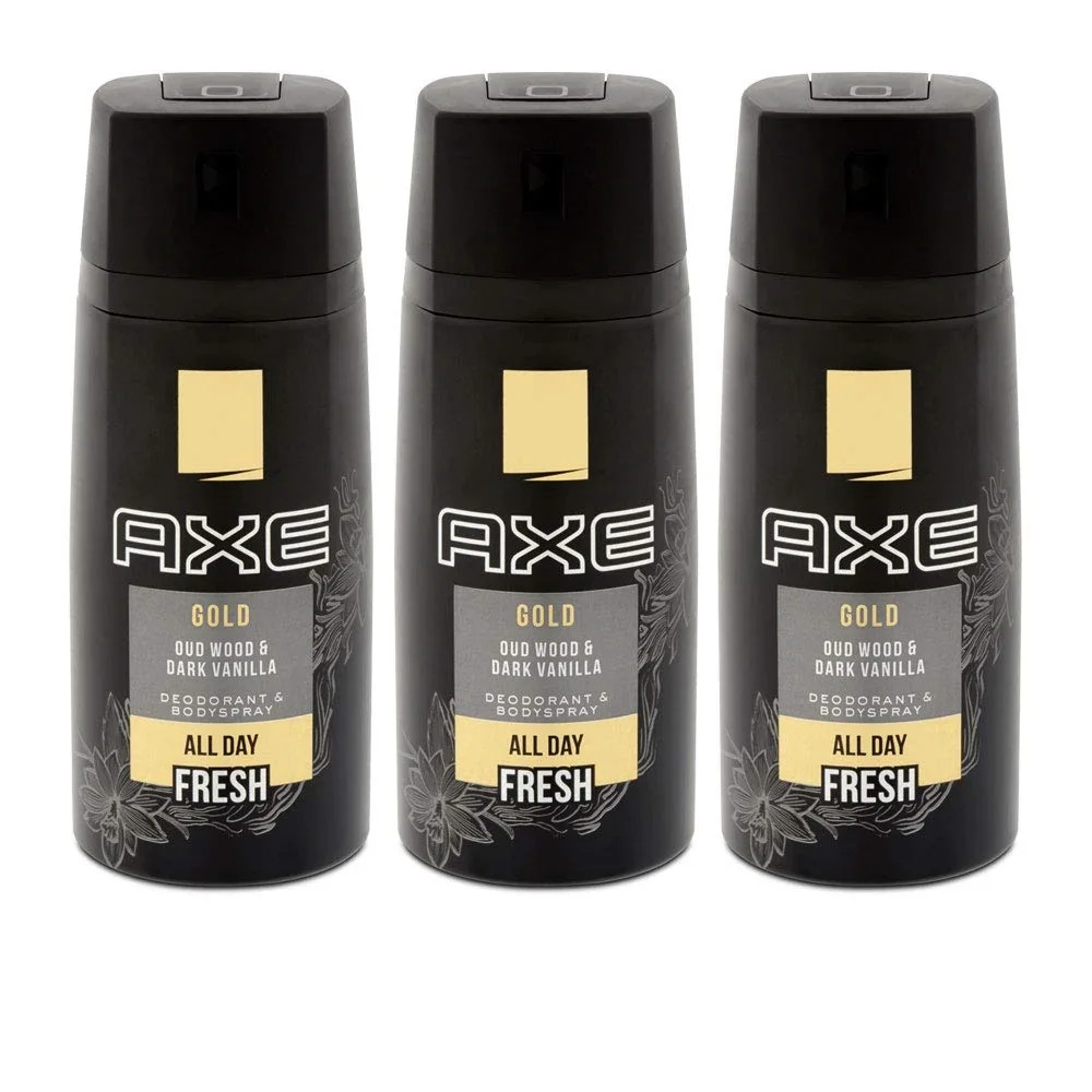 Axe Gold Dark Vaniglia Dedorant 150Ml Confezione 3X150Ml