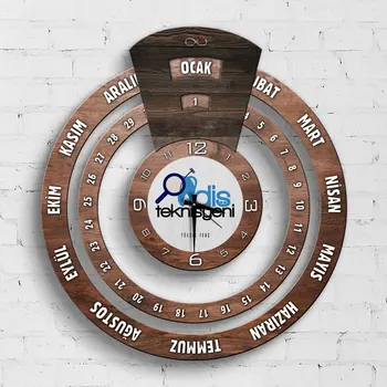 

Personalized Professional Dental Technician Infinite Mayan Calendar Wooden Wall Clock