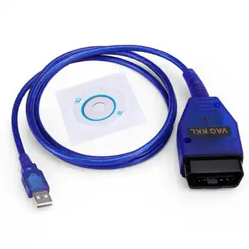

USB Cable KKL VAG COM 409.1 OBD2 OBD 2 II Diagnostic Scanner Vcds Vw Audi Seat