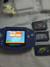 Carcasa de repuesto de pantalla de GBA, carcasa precortada para consola GBA, pantalla LCD V2 IPS, retroiluminación, 10 niveles de brillo