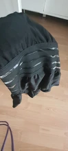 Bikini de una pieza con rayas negras para mujer, bañador Sexy, Monokini de realce, triangular, para playa