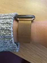 Milanese-Correa de reloj para Apple Watch, pulsera de acero inoxidable para hombre y mujer, 38mm, 42mm, 44mm, 40mm, 3 4 5 6 SE