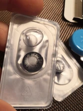 AMARA-lentillas cosméticas, lentillas de colores para ojos, bonitas, serie negra, 1 par