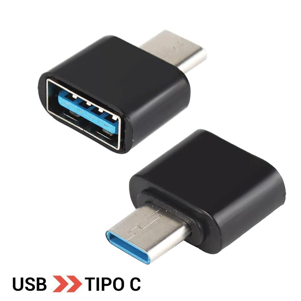 Universal Adapter USB 3.1 to USB Type C port for Charger phone Android and IOS, charging and data transfer afbeelding