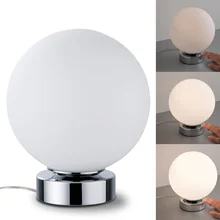 77057 Настольная лампа Aari Tischl.max 1x40W E14 Chrom/Opal