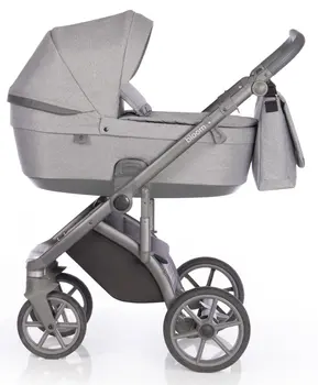 

Baby Car 3 pieces BLOOM from Roan. Carrycot, chair and group 0. Aluminum. Includes bag, sack, plastic rain, mosquito net and blanket.