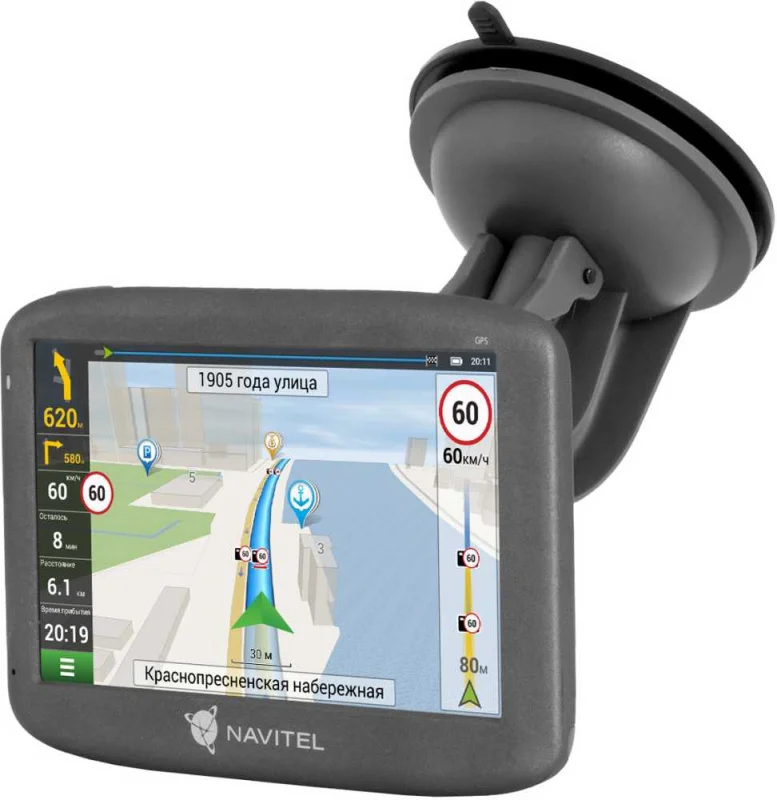Навигатор Автомобильный GPS Navitel E505 Magnetic 5&quot 480x272 8Gb microSDHC черный | Автомобили и