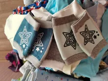 Rodillera con forma de estrella para niños, Protector de rodillas para bebés y niños, malla de seguridad, calentador de piernas infantil, 1 par