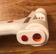 Pistola de pegamento de fusión en caliente, Pistola de Pegamento Caliente de temperatura constante ajustable, barras de pegamento de 11mm de diámetro, herramientas de reparación de manualidad casera de 110W