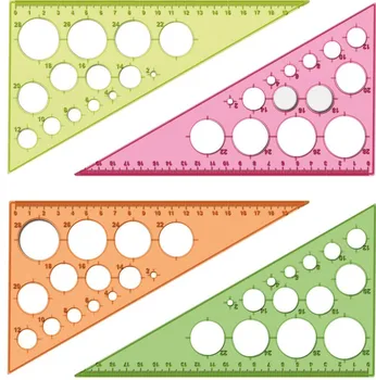 

Triangle 30 °, 19 cm Stamm, with circles