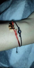 Pulsera con nombre ajustable para hombre y mujer, joyería de mano con letras, regalo para Amiga, Color negro y rojo, venta al por mayor