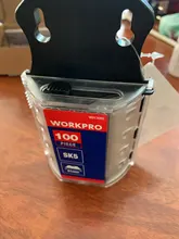 WORKPRO – Cuchillas de acero SK5, cuchillas profesionales originales de acero, 100 piezas