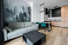 Non-Woven Wallpaper Mural Forest Milofi Background-Wall Bedroom Living-Room Minimalist