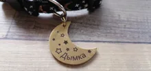 Personalizado etiqueta de perro personalizado Nombre del número de teléfono de mascotas Collar para cachorro perro gato ID etiquetas para el cuello, accesorios para mascotas para perros y gatos pequeños