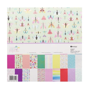 CRZCrafter 12 Inch Scrapbooking Papers 20 Sheets Craft Background Decorative Pattern Paper Designer Pack DIY 305x305mm Acid Free 1