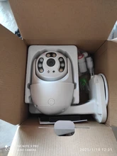 Hiseeu H.265 1080P POE cámara IP PTZ 4X ZOOM Digital 2MP cámara IP CCTV ONVIF para sistema de POE NVR impermeable al aire libre 48V