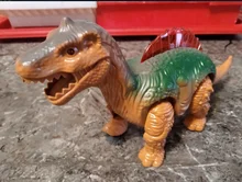 Dinosaurio eléctrico que camina, juguete de dinosaurios brillantes con sonido, modelo de animales para niños, regalo interactivo