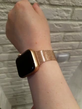 Correa Milanesa para Apple Watch, banda de 44mm y 40mm para iWatch de 42mm/38mm, pulsera de acero inoxidable para Apple watch series 5 4 3 SE 6