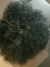 Leeons-extensiones de cabello Natural, coleta con cordón, cola de caballo, pelo sintético rizado, cola de caballo