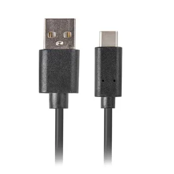 

Cable usb lanberg ca-usbo-20cu-0005-bk - conectores usb-a a usb tipo-c - qc 3.0 - 0.5m - negro