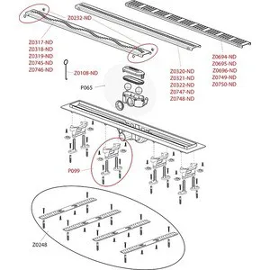 Душевой лоток AlcaPlast APZ10 Simple(APZ10-750M