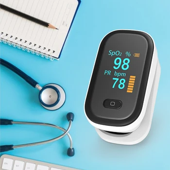 

Portable Fingertip Pulse Oximeter SPO2 Finger Oximeter OLED Meter PR Digital Heart Rate LED Thumb Oxymeter Saturator