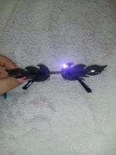 Sunglasses Wave Uv-400-Eyewear Rimless Narrow Fire-Flame Trending Fashion