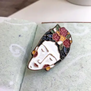 

Frida ceramic brooch, with lock / Керамическая брошь Фрида, с замком