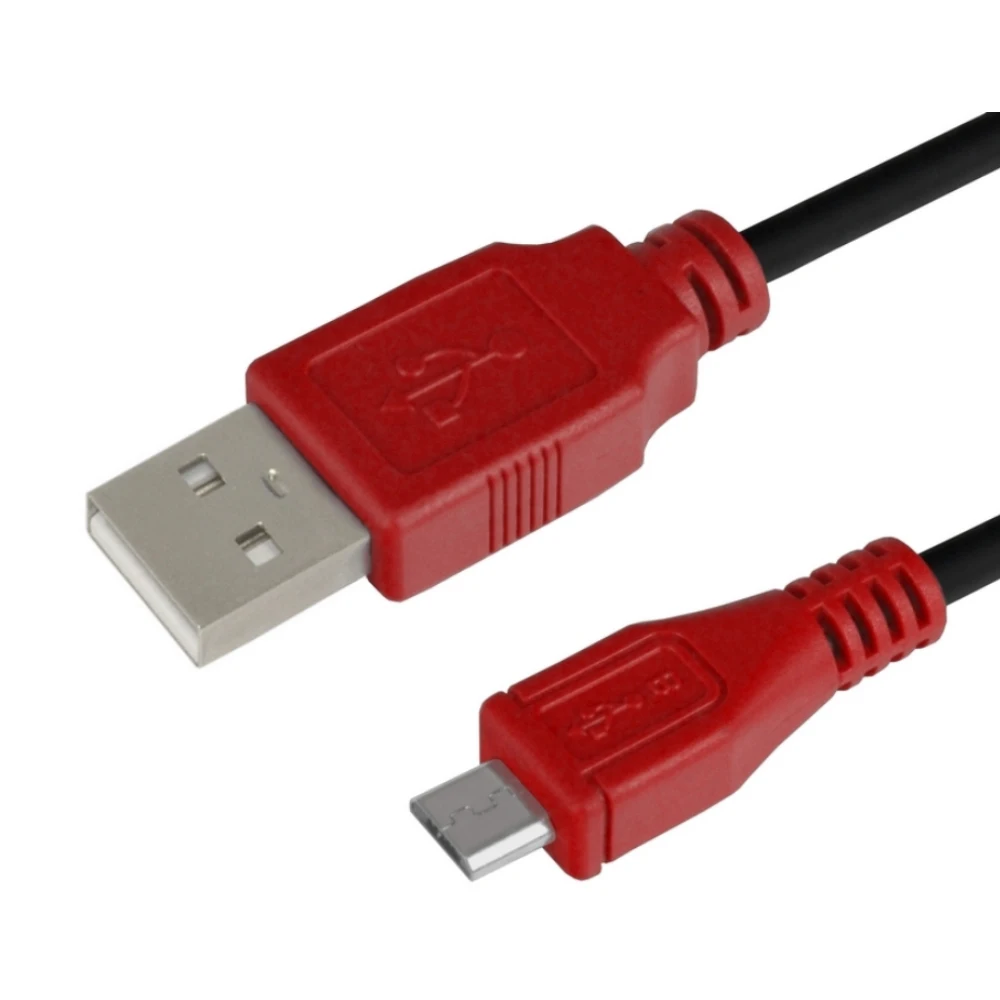GCR дата кабель micro USB 2.4A для зарядки, синхронизации, зарядка, зарядное устройство, микро юсб, адаптер данных - Цвет: Red