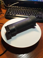 Soporte de pantalla eléctrico rotatorio inteligente, 3 velocidades, 20cm, espejo, disco giratorio de bisutería, batería, USB
