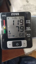ZOSS-esfigmomanómetro de muñeca, Monitor de presión arterial, frecuencia cardíaca, tonómetro portátil, inglés o ruso