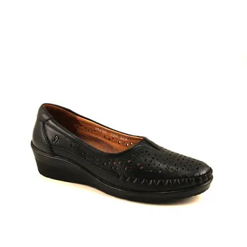 

Forelli Women Comfort Shoes Black Genuine Leather 26228 Türkiye'de Manufactured Sneaker Slipper Sandal Anatomical Shoes Expert
