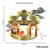 Microworld 3D Metal Puzzle Carp Gantry Building Model Kits DIY Jigsaw Graduation Blessing Gifts Christmas For Desktop Decoration 3