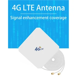Antena larga direcional exterior 35dbi do mimo da faixa de wiflyer 3g 4g lte porto sma 1710 mhz 2690mhz 3 medidores antena do painel rg174 para o roteador