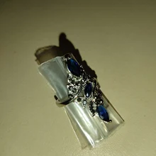 Clásico de moda de anillo de boda azul exquisito anillo de circón para mujer 2020 nueva moda joyería de la boda de regalo de Año Nuevo