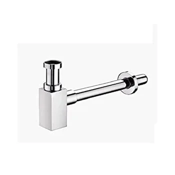 

SINK SIPHON 1 "1/4 Minimal View Framework Design Square Chromed Brass