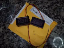 Medidor de voltaje con pantalla LED, voltímetro Digital ca 30-500V AC 0-600V 0,56 , calibrador de lectura DC 3,5-30V DC 0-100V, rojo, verde, azul