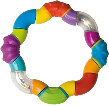 

Nuby ID502 Twisty Rattle teether soother and teether