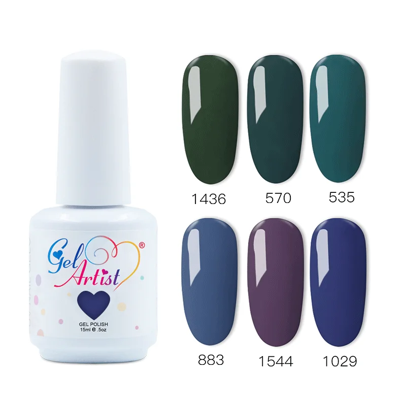 Gelartist Новое поступление Morandi гель для ногтей серия высокая технология. Высокое качество УФ/светодиодные лампы для ногтей Гель-лак Отмачивание 6 бутылка набор - Цвет: set 4